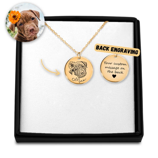 Dog Portrait Necklace (Pet)