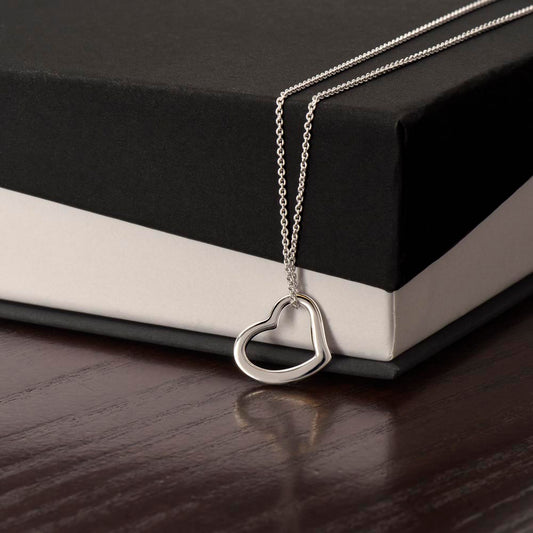 Happy Mother's Day (Delicate Heart Necklace)